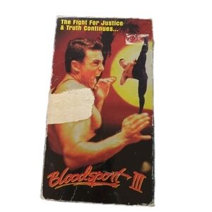 6/$15 Bloodsport III VHS tape